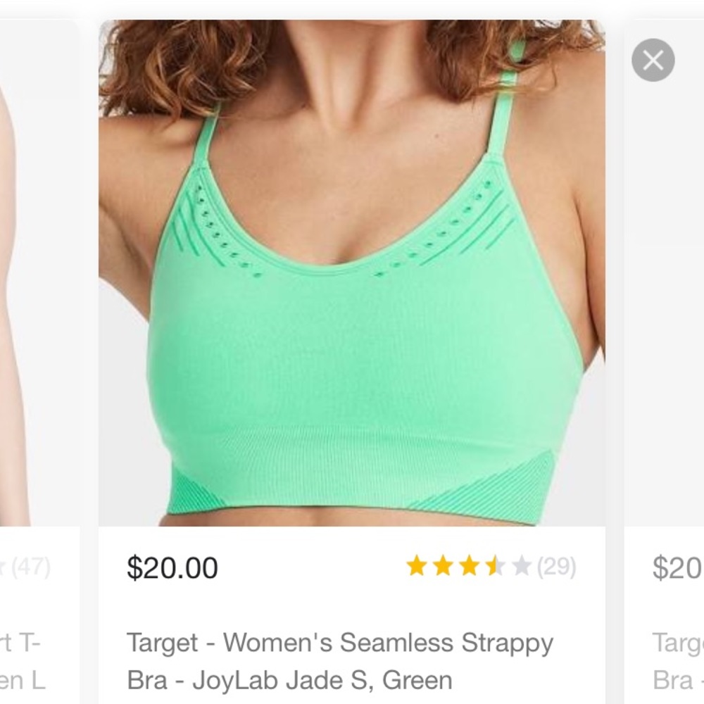 XL JoyLab by Target Green Sports Bra